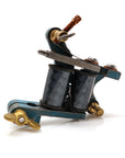 Chris David Tattoo Machines - Blue Eddie with Black Fish Coils - Long Stroke