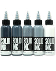 Solid Ink - Opaque Grey 1oz Set - 5 for the price of 4