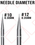 Lucky Supply Magnum Bugpin Needles (Flat & Curved)