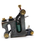 Chris David Tattoo Machines - Power Liner - Long Stoke - Steel & Green