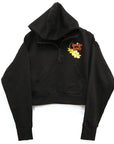 Sean Vis Panther- Womens Crop 1/2 Zip Hoodie