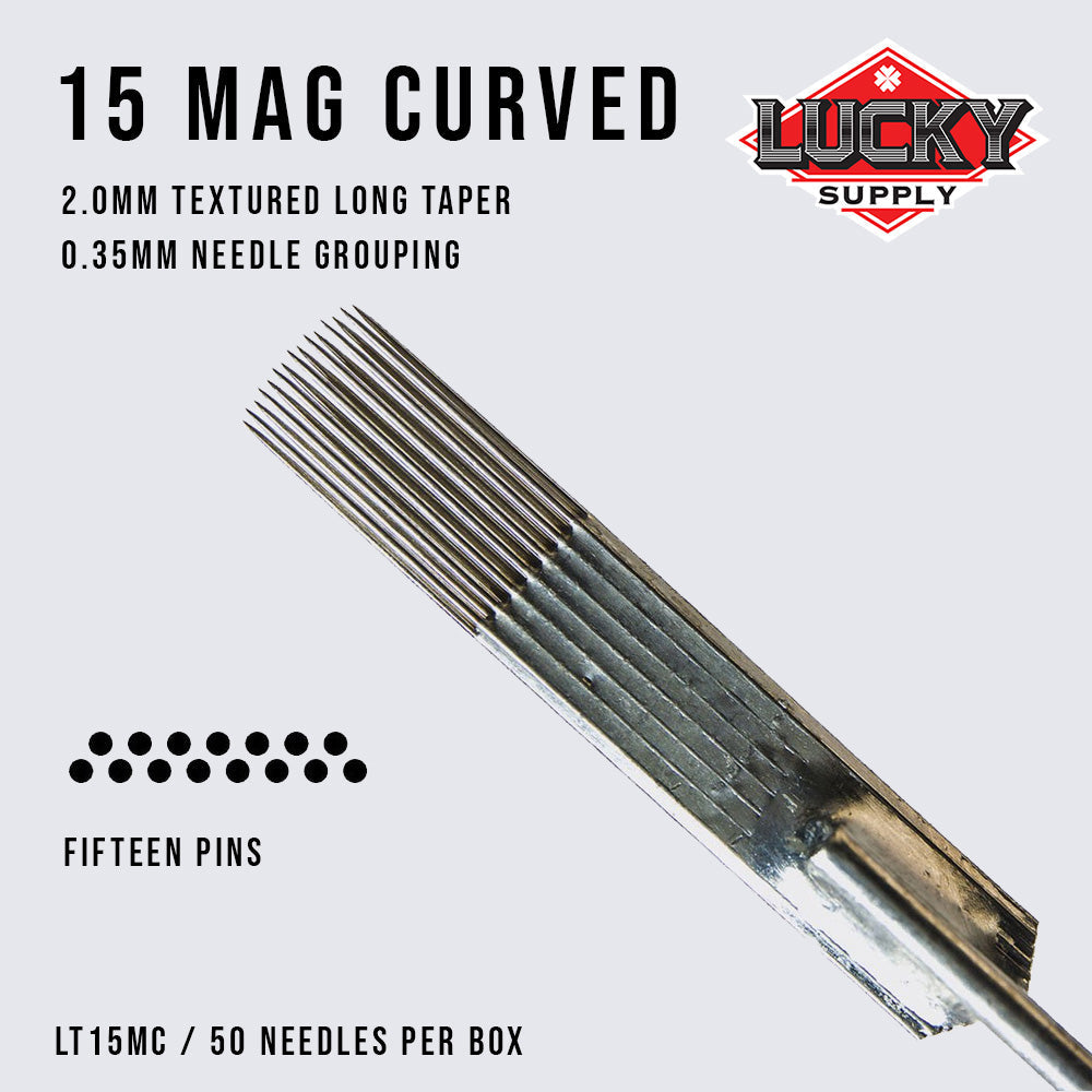 Magnum Curved Needles by Lucky Supply