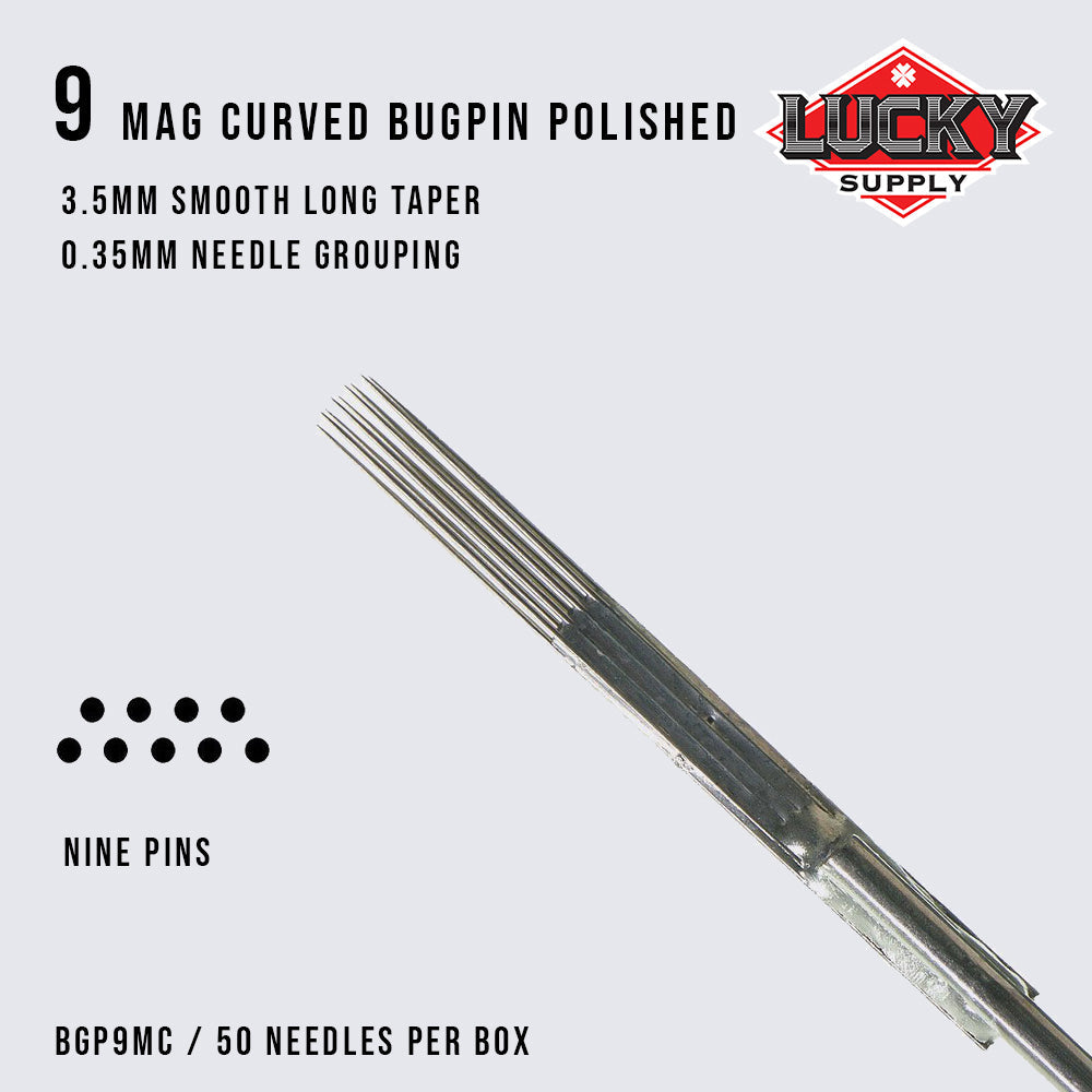 Magnum Curved Needles by Lucky Supply