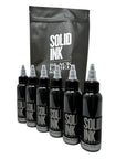 Solid- Black Label-  Grey Wash Set 2oz- 6 for the price of 5