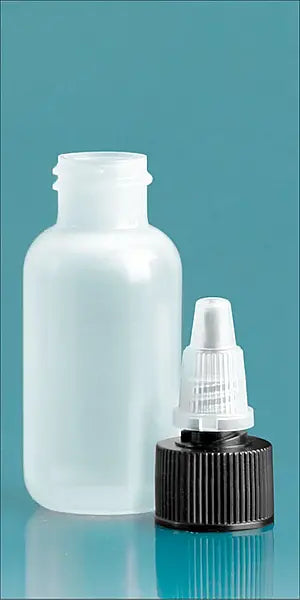 Empty Round Ink Bottles 2oz and 4oz