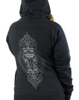 Craig Fenrick Ladies Funnel Neck Vintage Hoodie