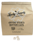 Enviro Stable Bottom Caps - Biodegradable Ink Caps by Lucky Supply