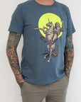 Steve Moore- Sasquatch Riding a Unicorn T-Shirt -Unisex- NEW COLOR!!