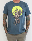 Steve Moore- Sasquatch Riding a Unicorn T-Shirt -Unisex- NEW COLOR!!