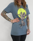 Steve Moore- Sasquatch Riding a Unicorn T-Shirt -Unisex- NEW COLOR!!