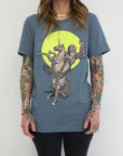 Steve Moore- Sasquatch Riding a Unicorn T-Shirt -Unisex- NEW COLOR!!