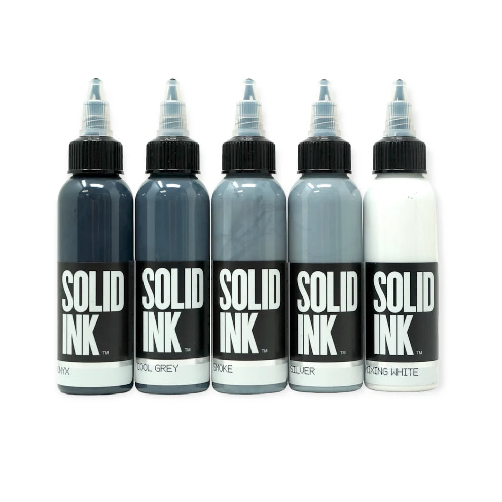 Solid Ink - Opaque Grey 1oz Set - 5 for the price of 4