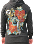 Hannya Mask Hoodies- Unisex Grey