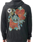 Hannya Mask Hoodies- Unisex Grey