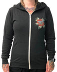 Hannya Mask Hoodies- Unisex Grey