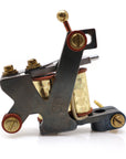 Chris David Tattoo Machines - Big Grouping Liner- Blackened Steel and Gold