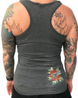 Geisha Tank- Ladies Heather Grey