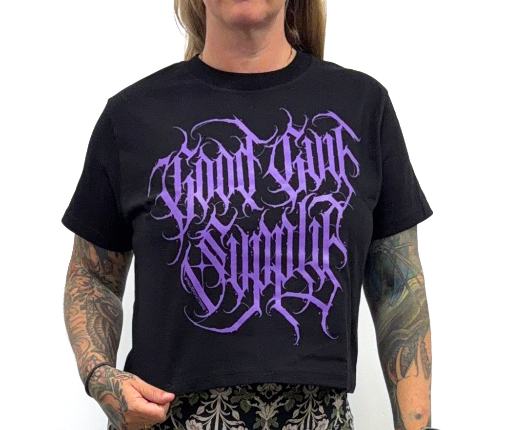 Courtney Laura- GGS Script Crop Top