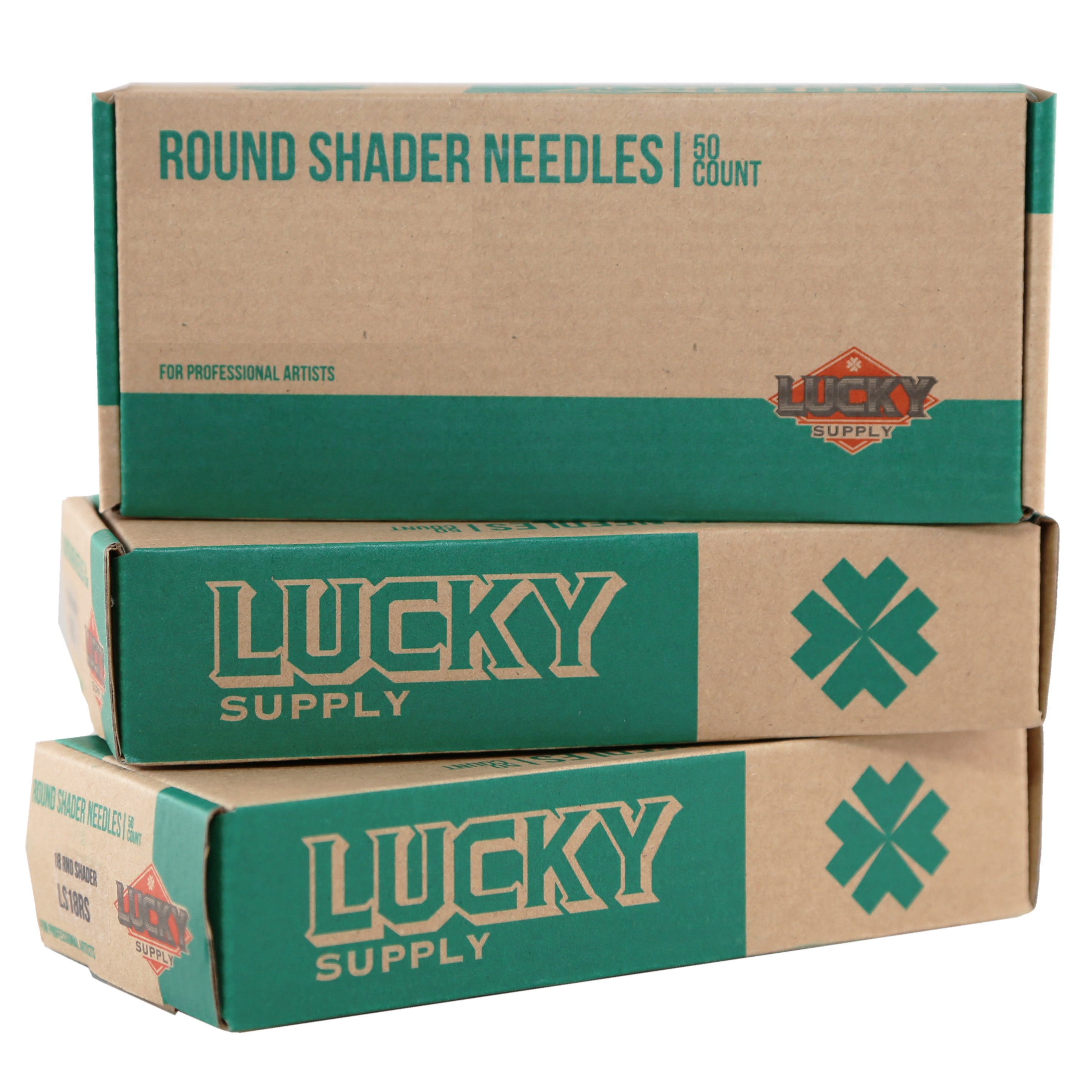 Round Shader Needles by Lucky Supply – Good Guy Tattoo Supply CA