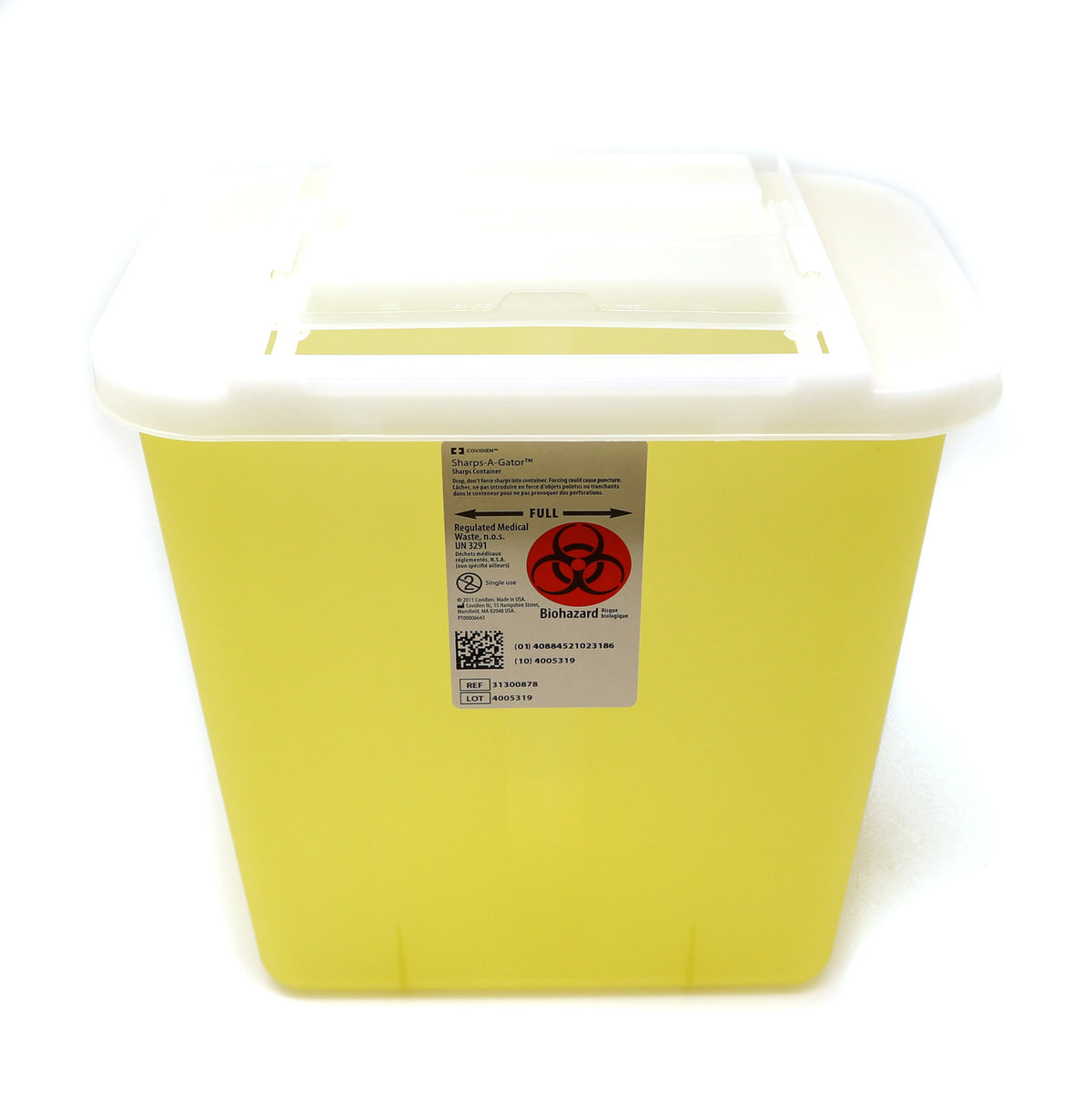 Sharps Container Yellow Color Sharps Containers - 7.57 Litre - Yellow with Sliding Lid – Good Guy ...