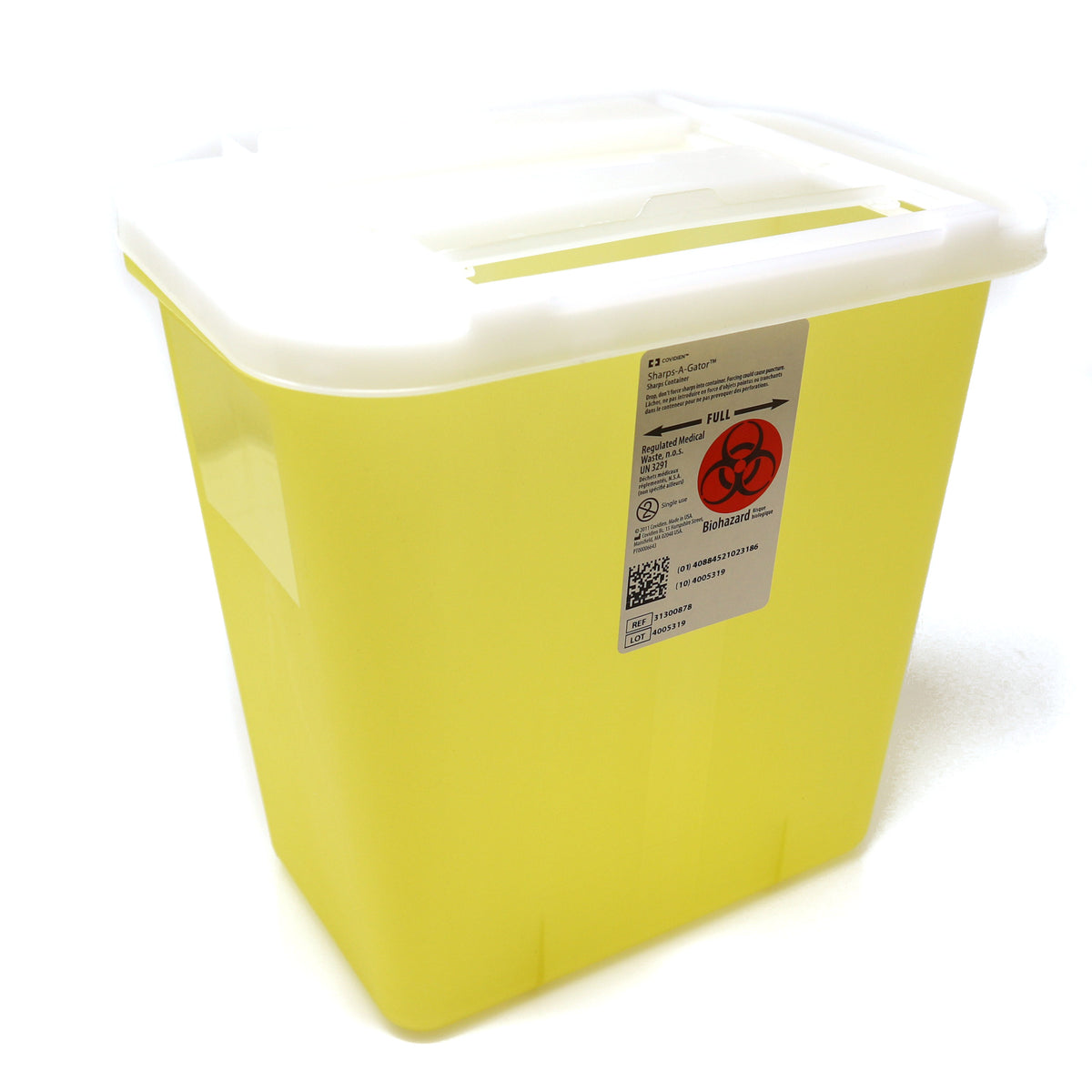 Sharps Container Yellow Color Sharps Containers - 7.57 Litre - Yellow with Sliding Lid – Good Guy ...