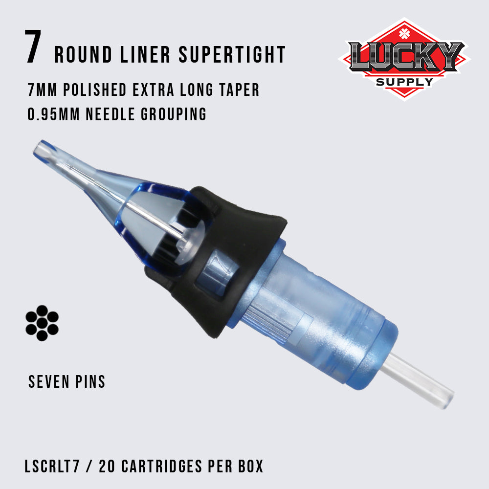 Lucky Supply V2 Needle Cartridges - Supertight Round Liners