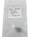 NeoTat Vivace Replacement Springs- Silver- Regular Tension 5/bag